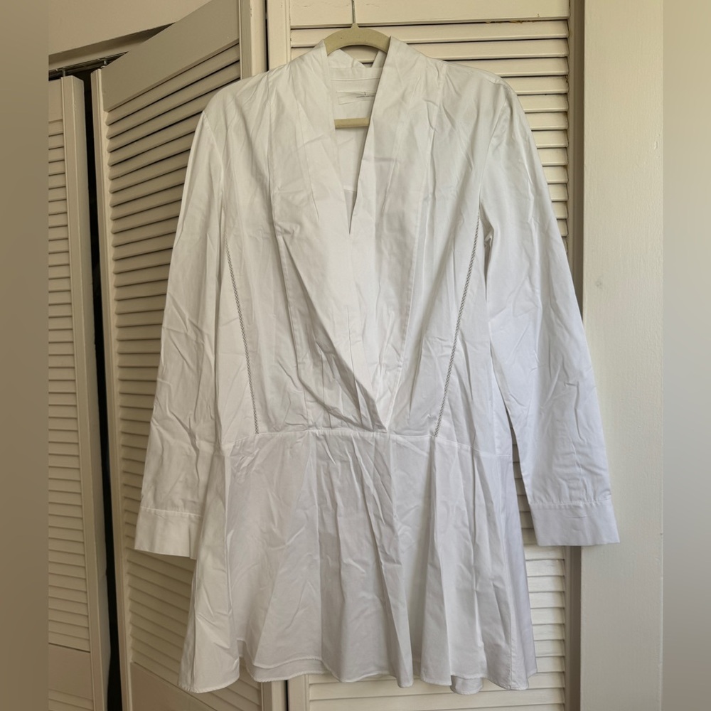 Thakoon White Long Sleeve Top